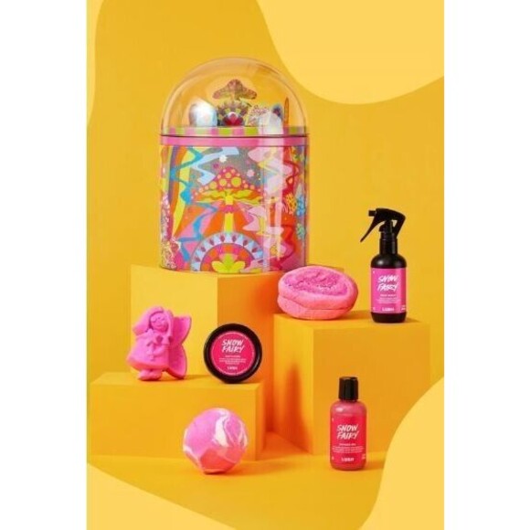 LUSH SNOW FAIRY'S MAGICAL WONDERLAND - NEW LIMITED EDITION MUSICAL TIN Rare - Picture 2 of 7